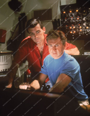 pair of underwater studs Lloyd Bridges Brian Kelly checking the equip 8b20-5179