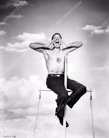 Burt Lancaster on the trapeze swing 8b20-5563