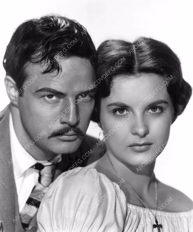 Marlon Brando Jean Peters portrait film Viva Zapata 8b20-5781