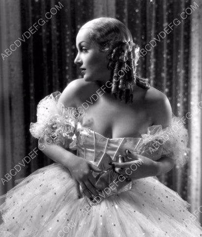beautiful Carole Lombard in strapless dress 8b20-6060