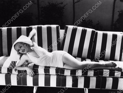 gorgeous Carole Lombard laying out in the sun 8b20-6116