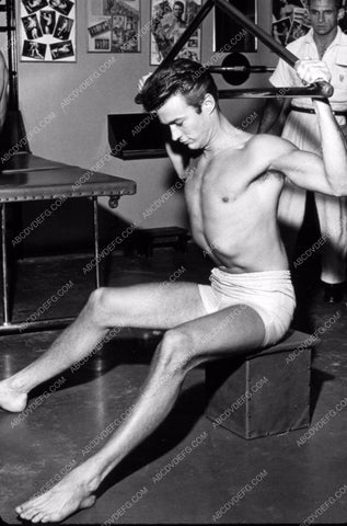 Clint Eastwood working out in the weight room 8b20-6326