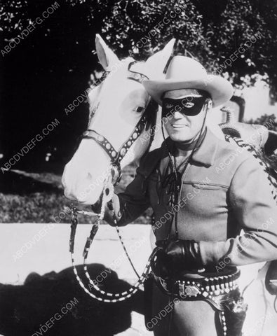 Clayton Moore The Lone Ranger and his horse Silver 8b20-6369