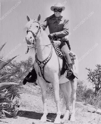 Clayton Moore The Lone Ranger and his horse Silver 8b20-6373