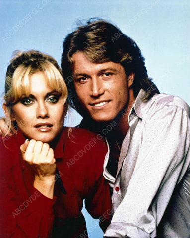 Olivia Newton John Andy Gibb portrait 8b20-6542