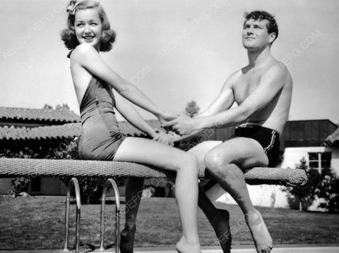 Anne Shirley and some dude in swimwear on the diving board 8b20-6707
