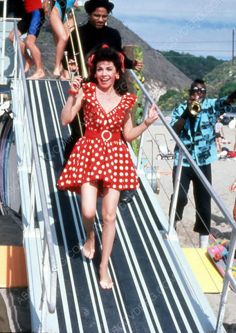 Annette Funicello dancing away at the beach 8b20-6730