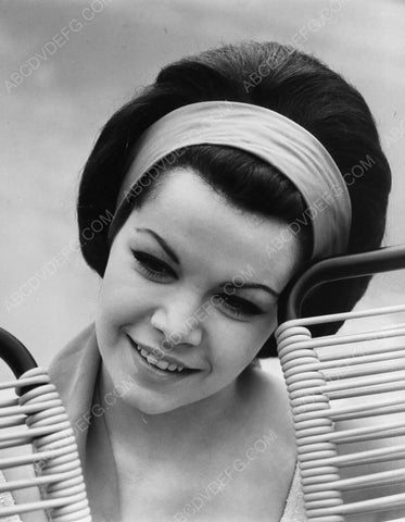 Annette Funicello by the swimming pool 8b20-6783