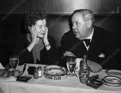 Charles Laughton Elsa Lanchester dine at The Stork Club Restaurant 8b20-6943