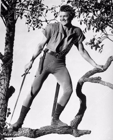 athletic Cornel Wilde up in a tree 8b20-7119