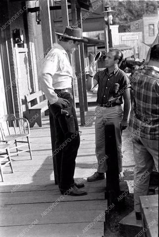 Clint Walker behind the scenes TV Cheyenne 8b20-7457