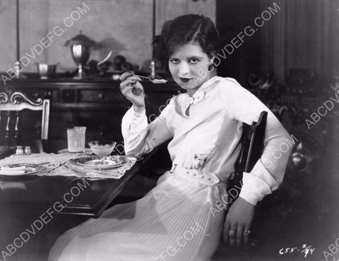 Clara Bow enjoying some morning oatmeal maybe 8b20-7625