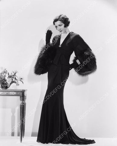 Claudette Colbert stunning in black 8b20-7741