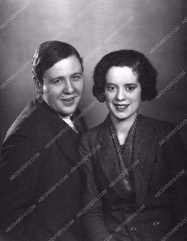Charles Laughton Elsa Lanchester portrait 8b20-7916
