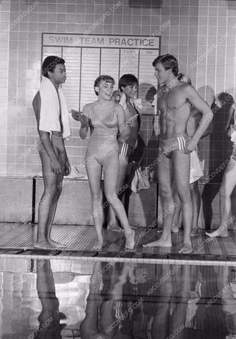 Dana Plato in swimsuit Todd Bridges in speedo at the pool 8b20-8051