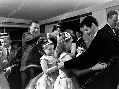 Dick Powell Eddie Fisher Van Johnson at kids party 8b20-8238