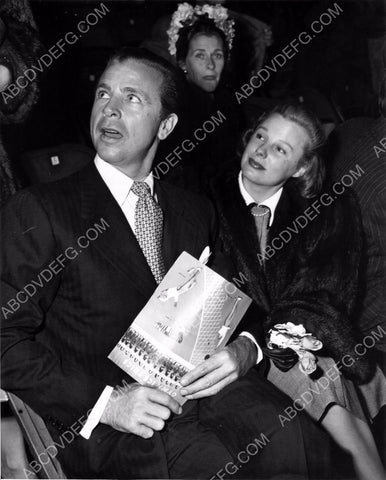 Dick Powell June Allyson attend sporting event 8b20-8240