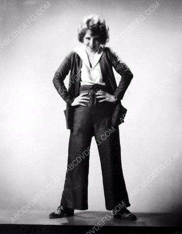 Clara Bow in pants portrait 8b20-8363