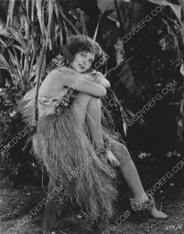 Clara Bow hula dancer with her grass skirt 8b20-8372