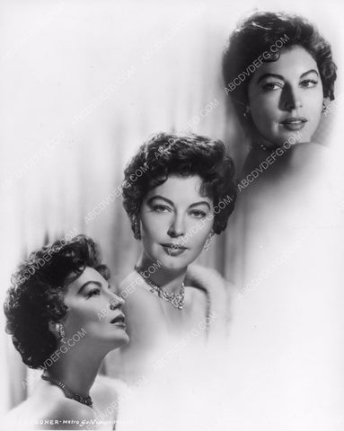 triple shot of Ava Gardner portrait 8b20-8506