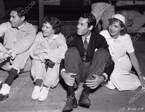 candid Claudette Colbert Henry Fonda Ida Lupino maybe having fun 8b20-8837