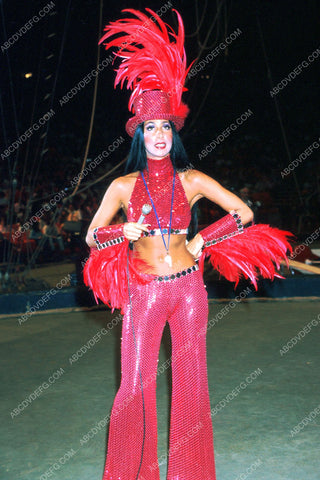 Cher performs ringleader duties for the circus 8b20-9083