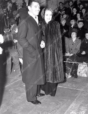 Clark Gable Carole Lombard arrive at the Academy Awards 8b20-9201