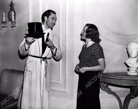 Jane Bryan Basil Rathbone behind the scenes film Confession 8b20-9784