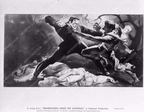 Frankenstein Meets The Wolfman art work fmwm-01