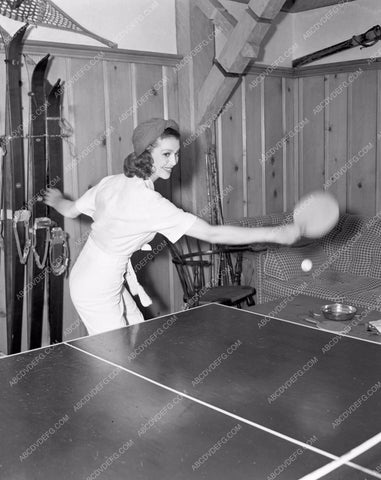 Loretta Young playing ping pong lyoung-41