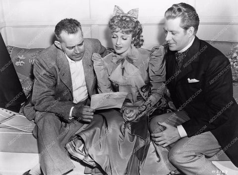 Nelson Eddy Jeanette MacDonald candid Girl of the Golden West ne810-05