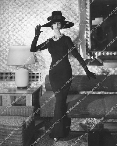 crp-002 fashion Deering Milliken's dbl knit Agilon fabric "Marlene Dietrich" type dress by Du Pont Co crp-002