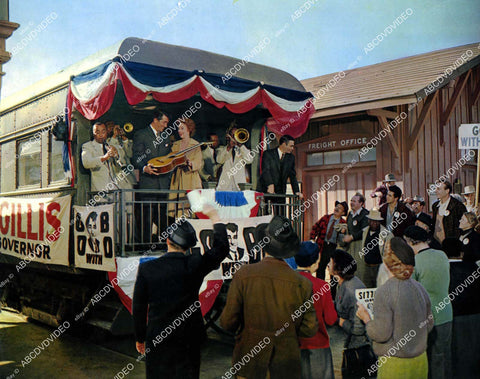 crp-10138 1961 Dean Martin, Susan Hayward, Martin Balsam on rear train platform film Ada crp-10138