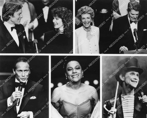 crp-01014 1986 Richard Chamberlain,Jaclyn Smith,Ronald Reagan,Paul Anka,Kathleen Battle TV Kraft All Star salute crp-01014