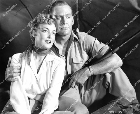 crp-10168 1955 Myron Healey, Karin Booth film African Manhunt crp-10168