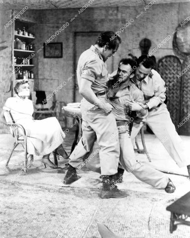 crp-10198 1955 Myron Healey, Karin Booth, Ross Elliott, John Kellogg film African Manhunt crp-10198