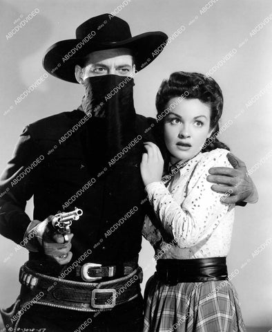 crp-10218 1945 photo Charles Starrett, Doris Houck Durango Kid film Two Fisted Stranger crp-10218