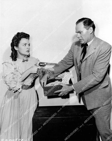 crp-10231 1945 Lane Chandler, Doris Houck Durango Kid film Two Fisted Stranger crp-10231