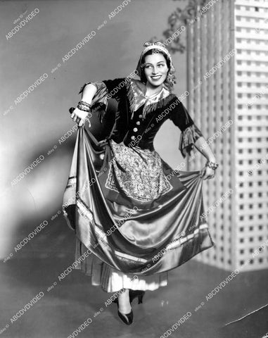 crp-10252 1940's dancer Rose Mary Lick in Spanish dance costume crp-10252