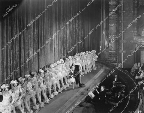 crp-10285 1927 Sally O'Neil and a line of chorus girls silent film Becky crp-10285