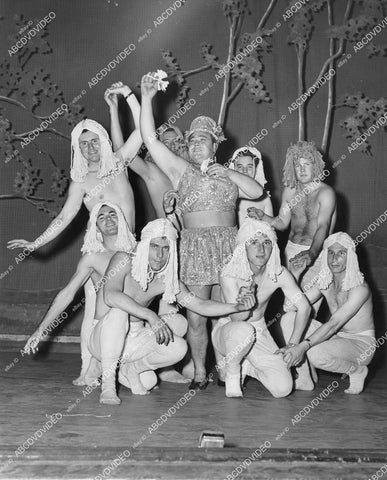 crp-01045 1940's pvt Ned Booth and shirtless soldiers Yardbird Ballerinas all soldier musical Hey, Rookie crp-01045