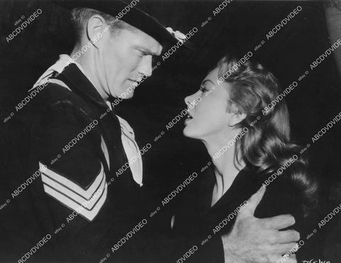 crp-10468 1957 Chuck Connors, Susan Cummings film Tomahawk Trail crp-10468