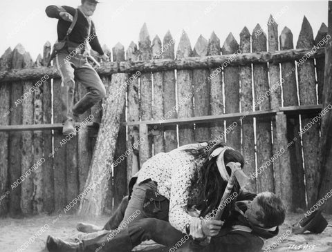 crp-10470 1957 Chuck Connors film Tomahawk Trail crp-10470