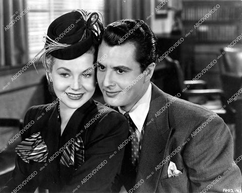 crp-10520 1945 Stanley Brown, Jane Frazee film Swingin on a Rainbow crp-10520