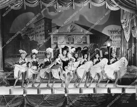 crp-10524 1943 Harriet Nelson & all the pretty dancing chorus girls film Swingtime Johnny crp-10524