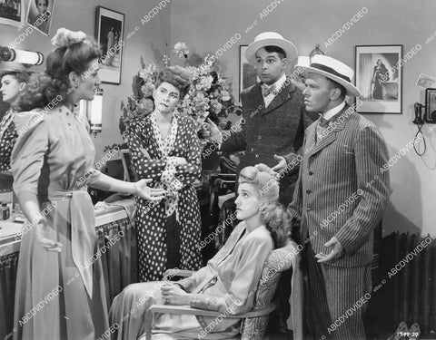 crp-10526 1943 Patty, Maxene, Laverne Andrews Sisters, Peter Cookson, Tim Ryan film Swingtime Johnny crp-10526