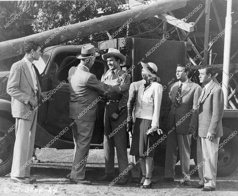 crp-10551 1947 Mary Dugan & Jack Leonard, Thurston Hall, Hoosier Hotshots film Swing the Western Way crp-10551
