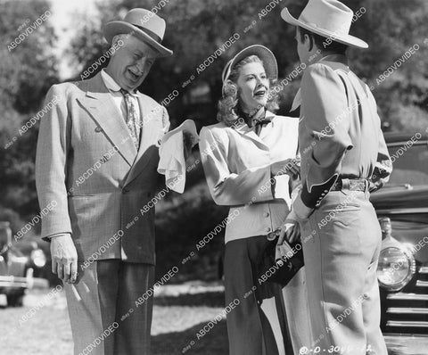 crp-10552 1947 Mary Dugan & Jack Leonard, Thurston Hall film Swing the Western Way crp-10552