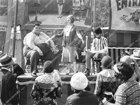 crp-10762 1931 fat man and attractions circus film Side Show crp-10762