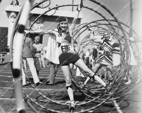 crp-10904 1929 Kay Johnson & athletic babes in exercise rings film Dynamite crp-10904